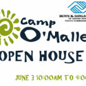 Camp O’Malley Open House – Saturday, June 3